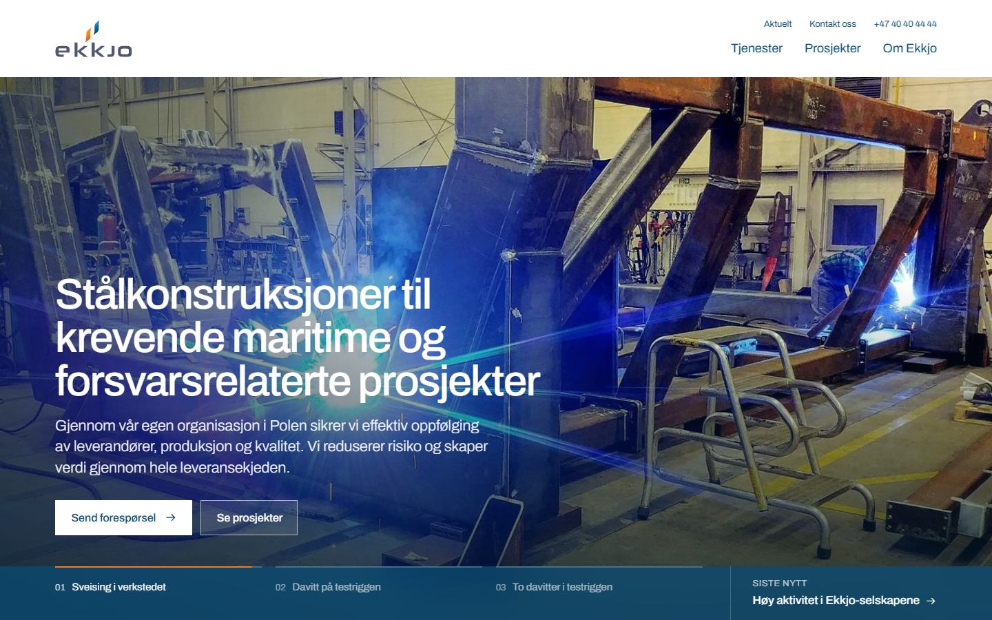 Forsiden til Ekkjo